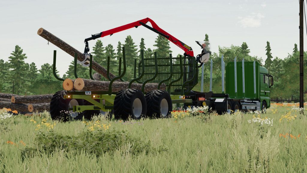  Lizard LT689 Long Log Trailer