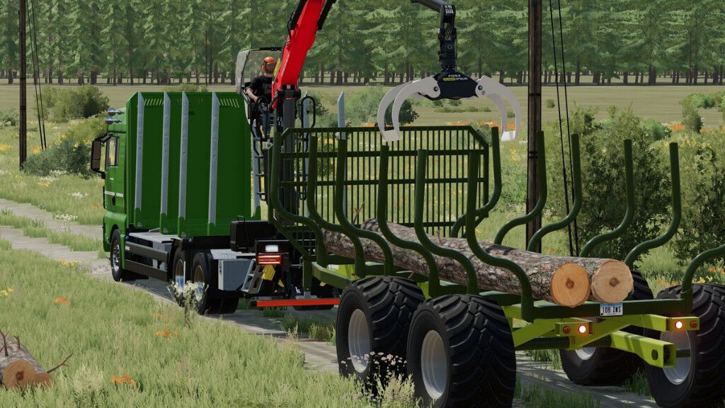  Lizard LT689 Long Log Trailer